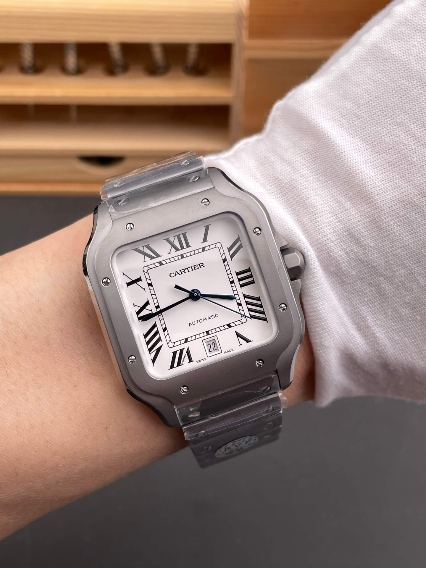 Cartier Replica Santos Super Clone Watch WSSA0089