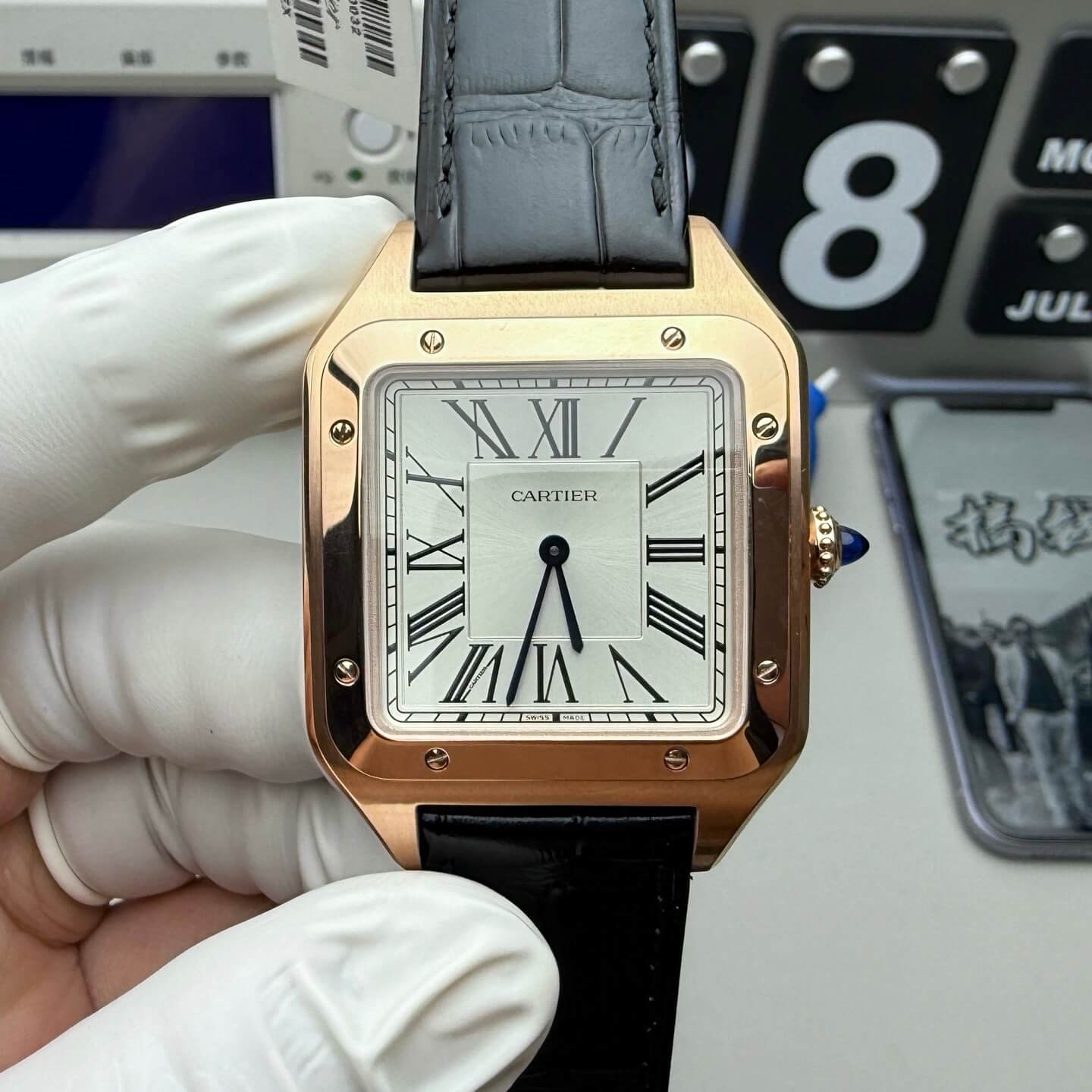 Cartier Replica Santos-Dumont Super Clone Watch WGSA0116