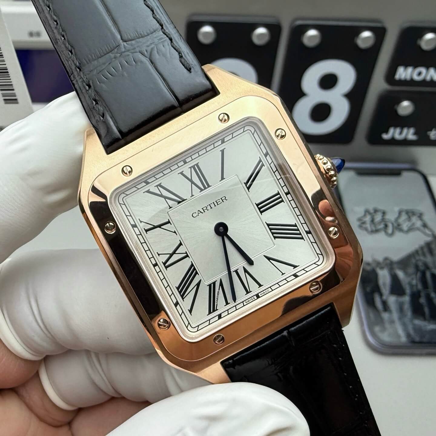 Cartier Replica Santos-Dumont Super Clone Watch WGSA0116