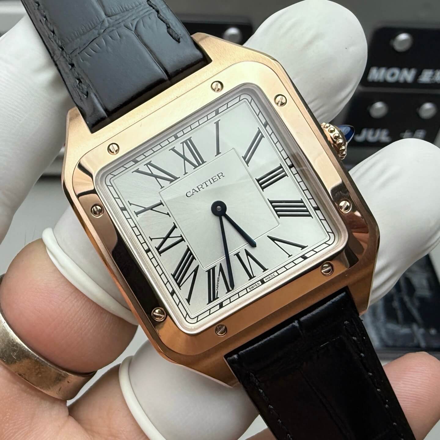 Cartier Replica Santos-Dumont Super Clone Watch WGSA0116