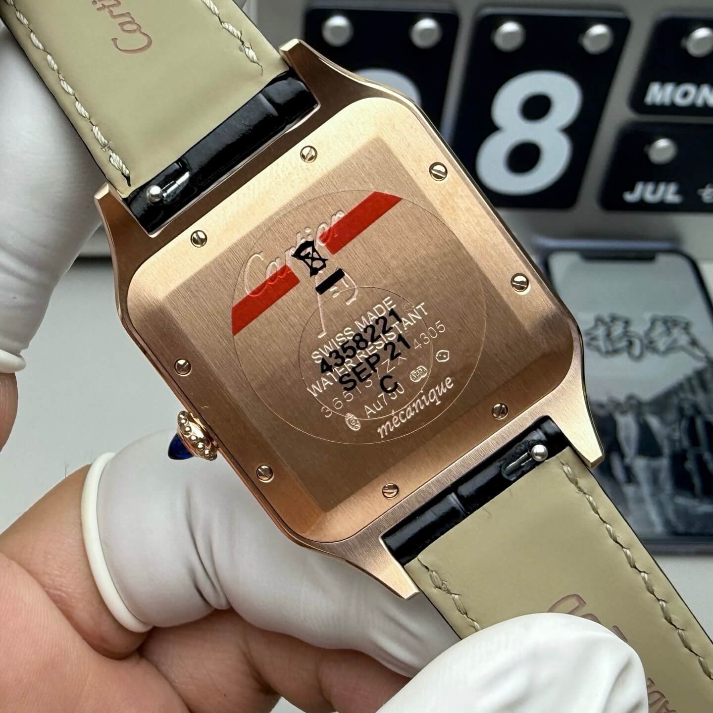Cartier Replica Santos-Dumont Super Clone Watch WGSA0116