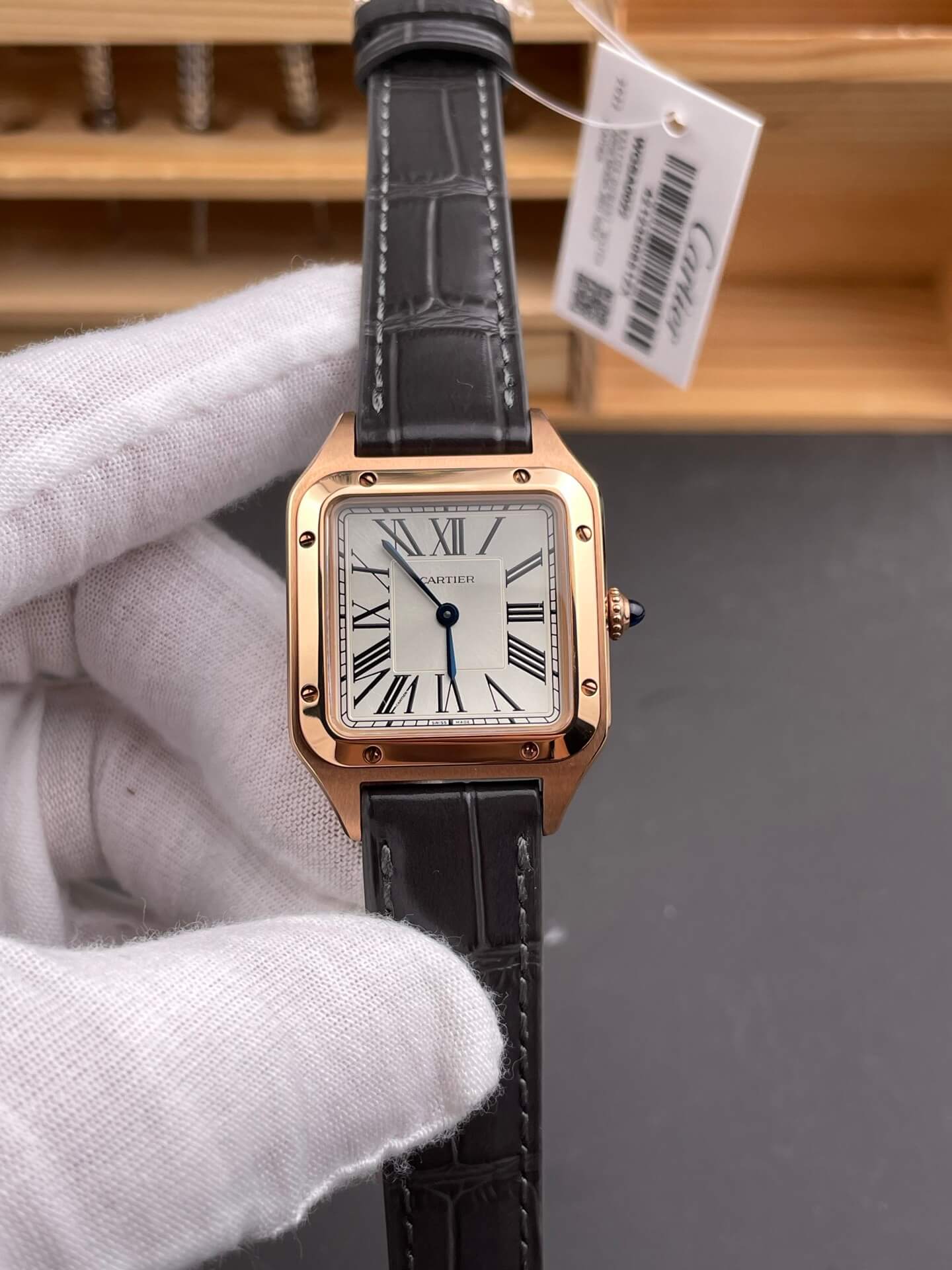 Cartier Replica Santos-Dumont Super Clone Watch WGSA0117