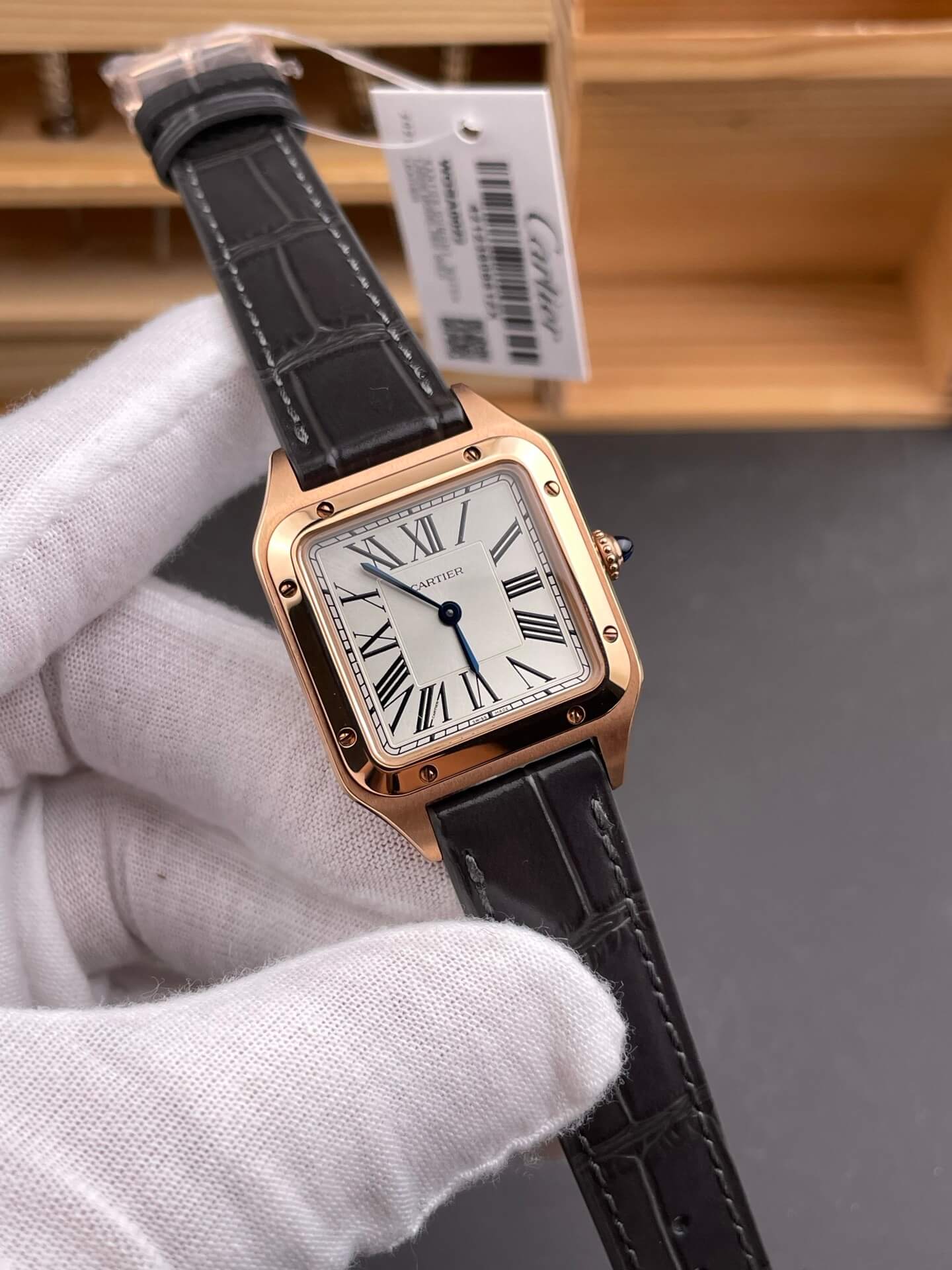 Cartier Replica Santos-Dumont Super Clone Watch WGSA0117