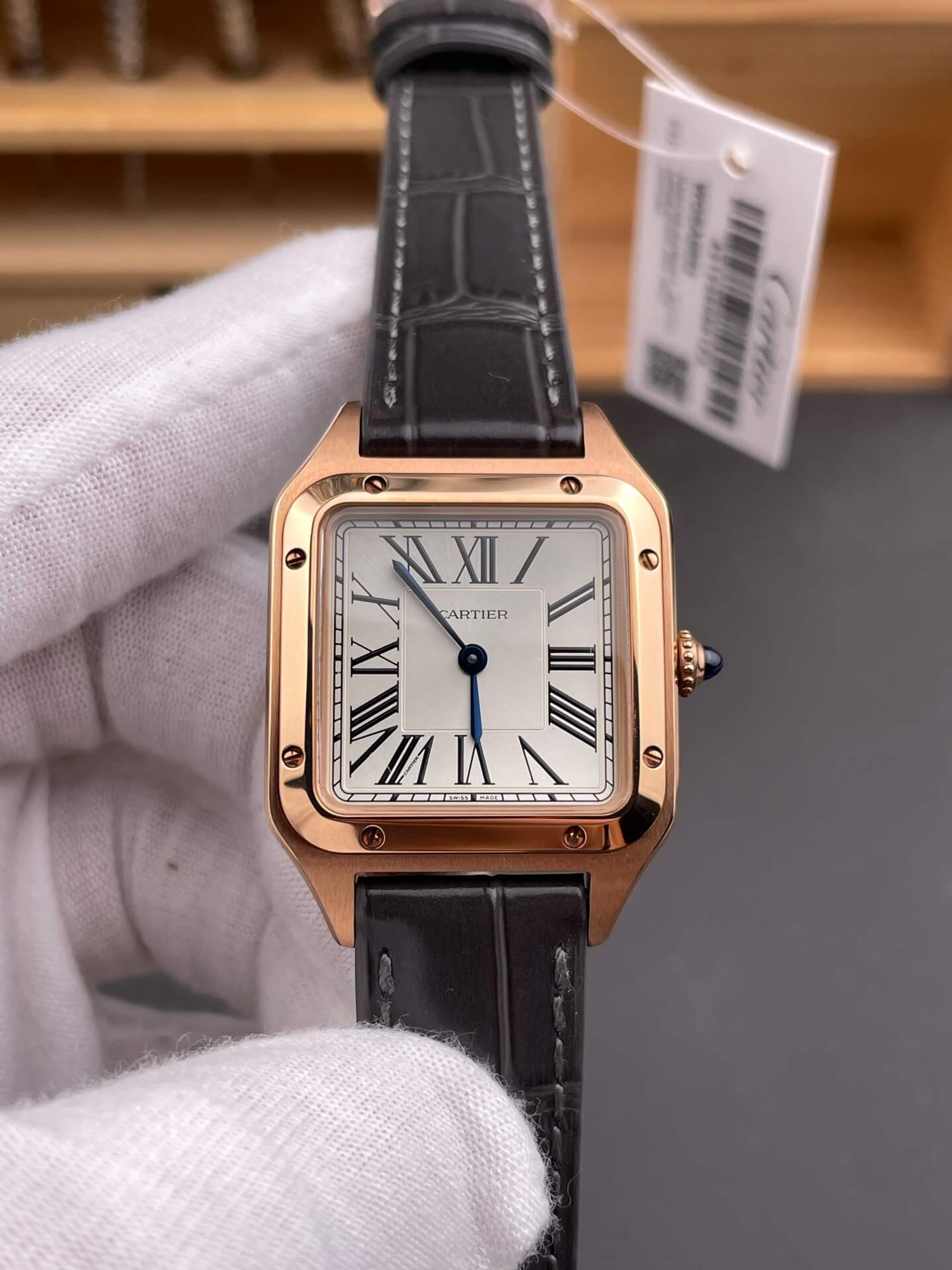 Cartier Replica Santos-Dumont Super Clone Watch WGSA0117