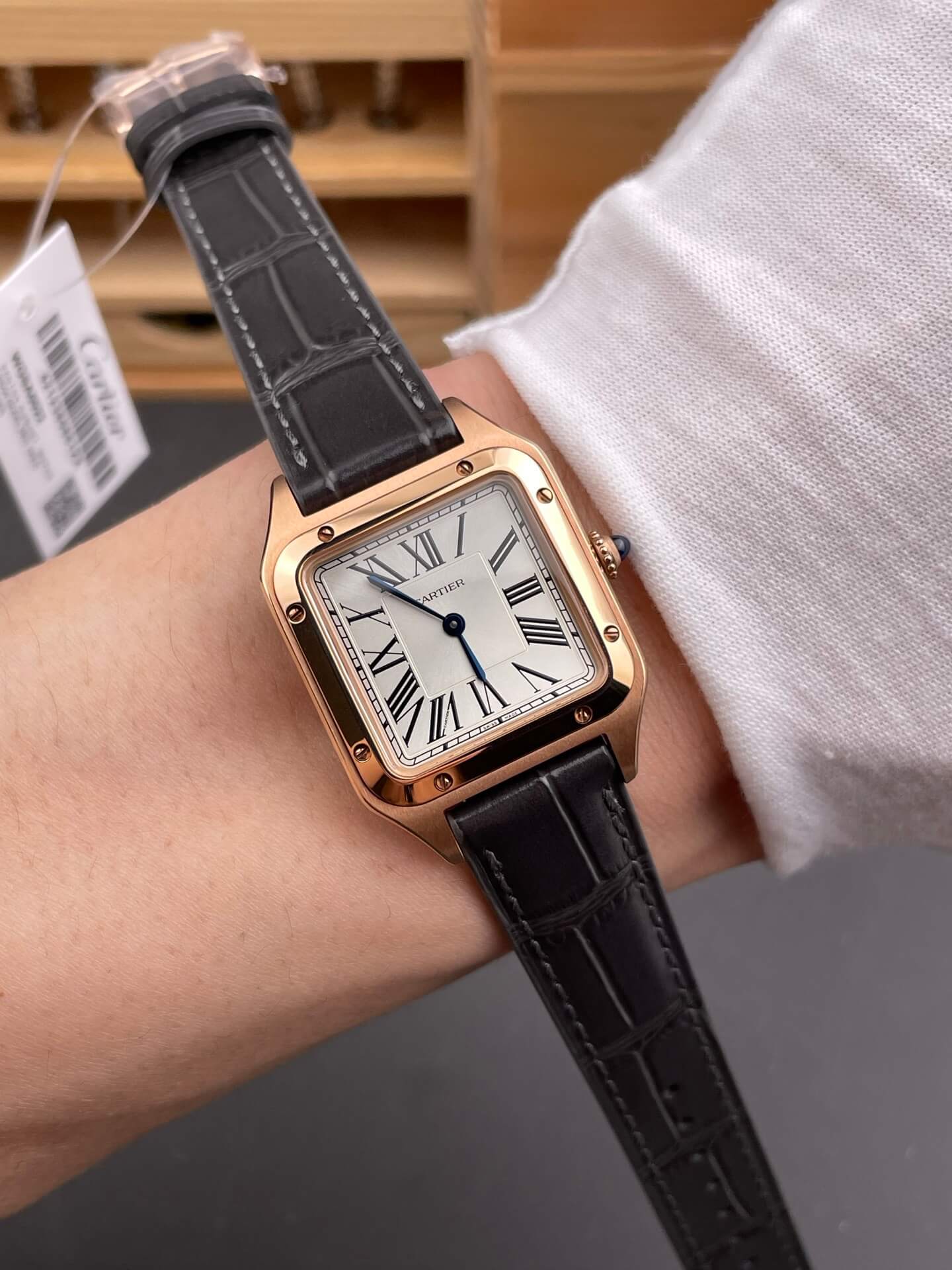 Cartier Replica Santos-Dumont Super Clone Watch WGSA0117