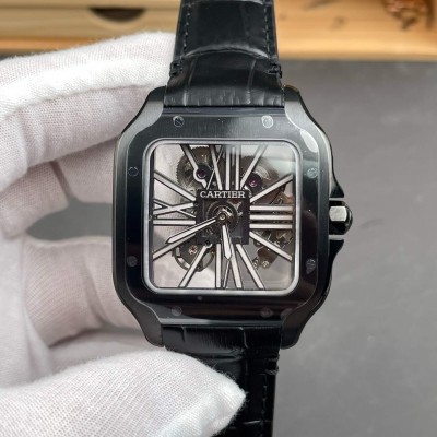 Cartier Replica Santos Skeleton Super Clone Watch WHSA0009