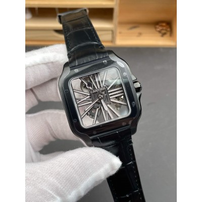 Cartier Replica Santos Skeleton Super Clone Watch WHSA0009