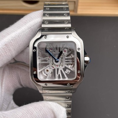 Cartier Replica Santos Skeleton High Quality Watch WHSA0015