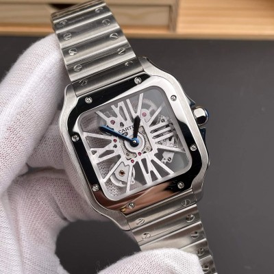 Cartier Replica Santos Skeleton High Quality Watch WHSA0015