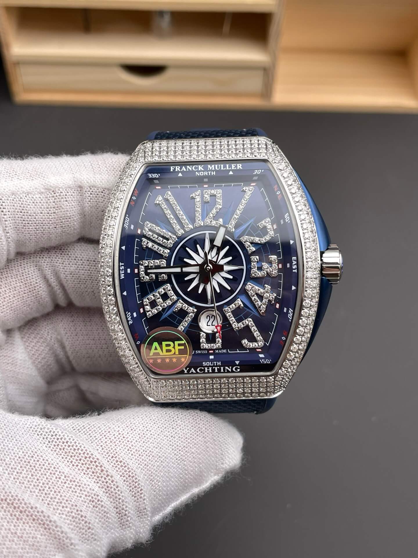 Franck Muller Replica Vanguard Yachting Super Clone Watch V45SCDYACHTNBRDWGBL