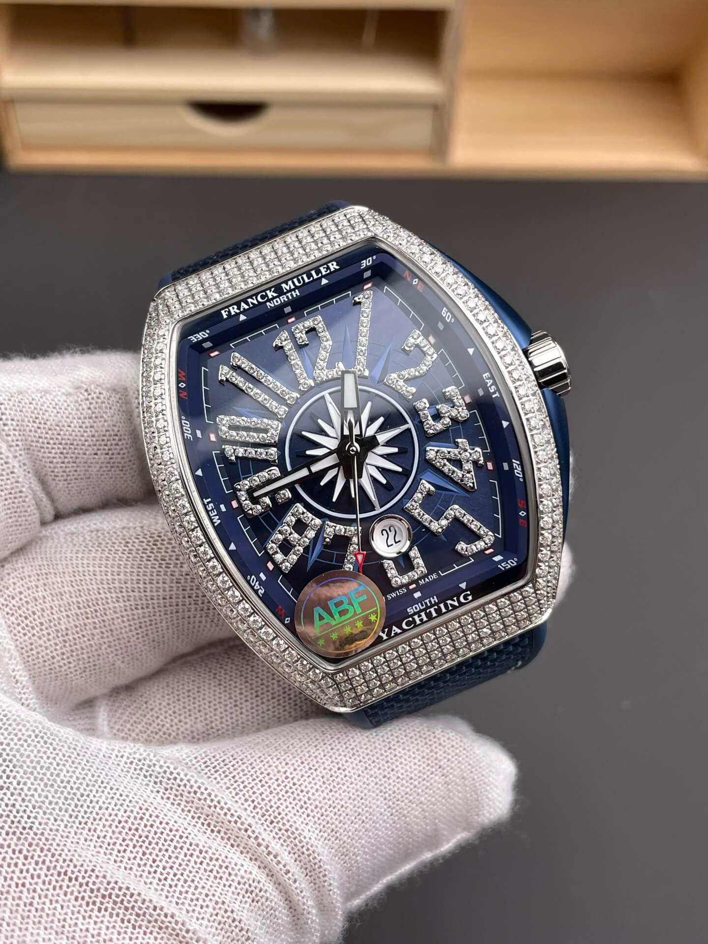 Franck Muller Replica Vanguard Yachting Super Clone Watch V45SCDYACHTNBRDWGBL
