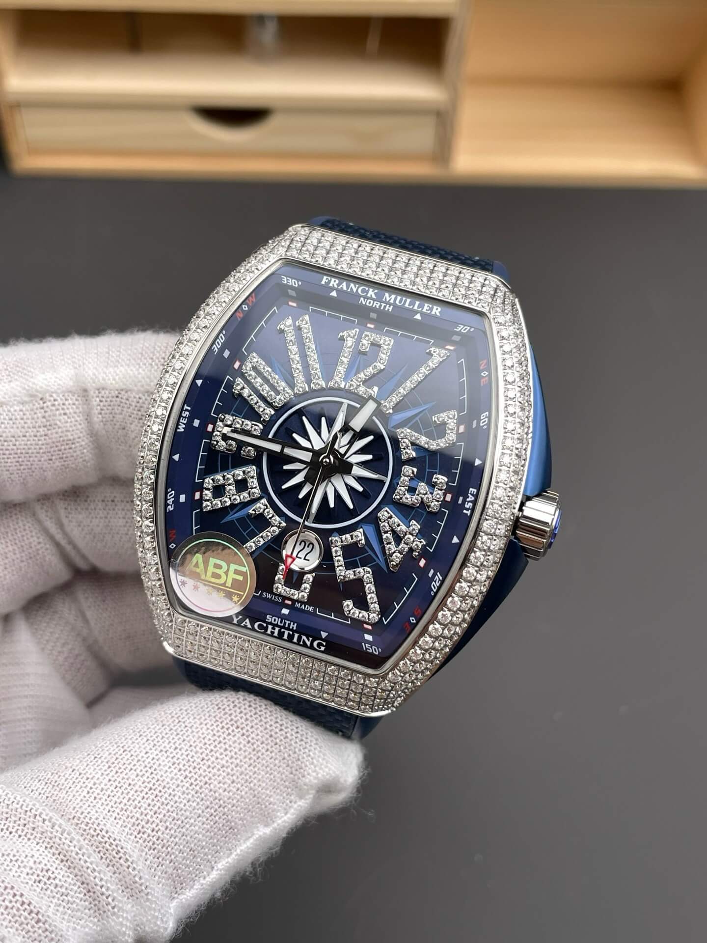 Franck Muller Replica Vanguard Yachting Super Clone Watch V45SCDYACHTNBRDWGBL