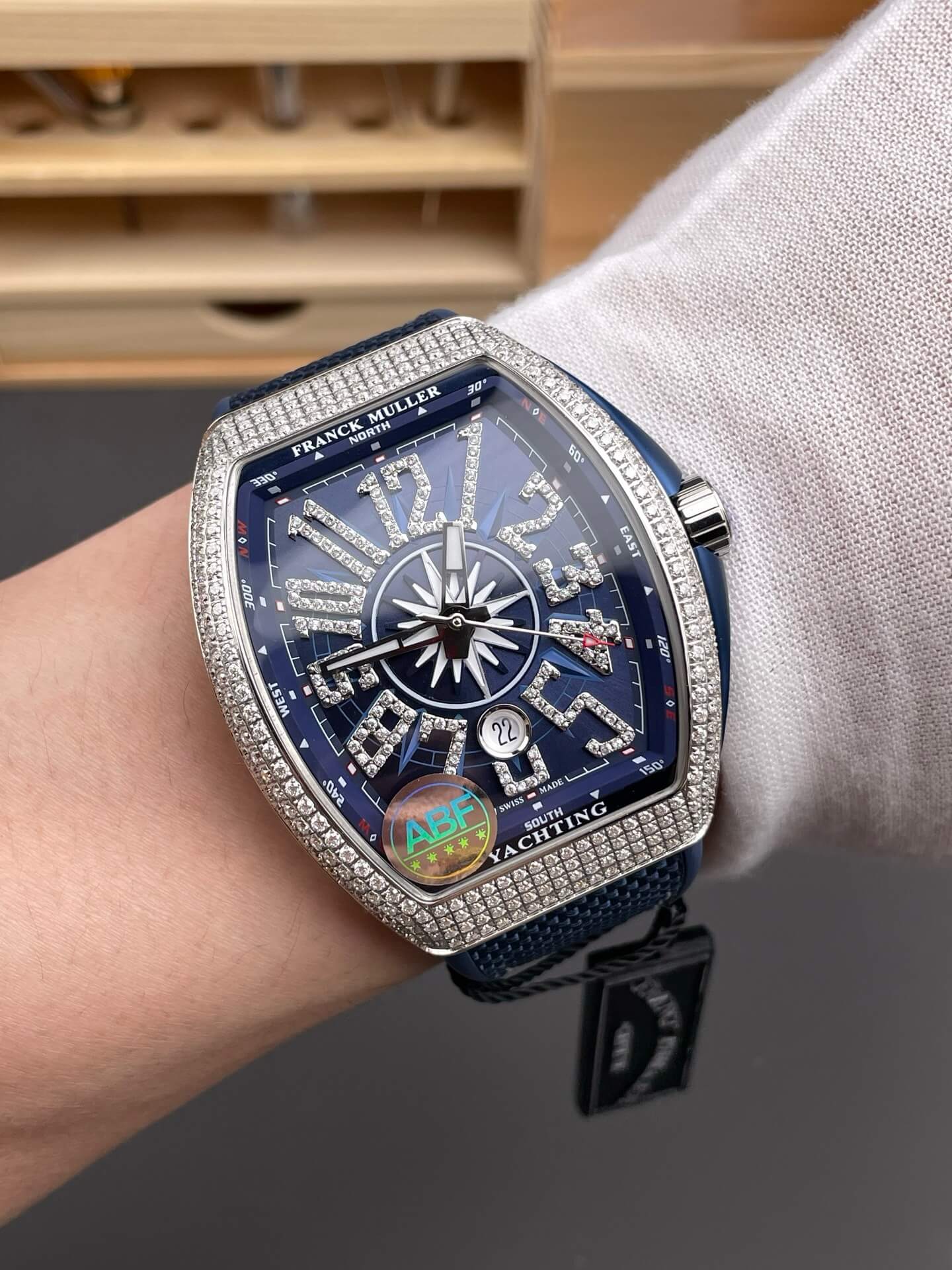 Franck Muller Replica Vanguard Yachting Super Clone Watch V45SCDYACHTNBRDWGBL