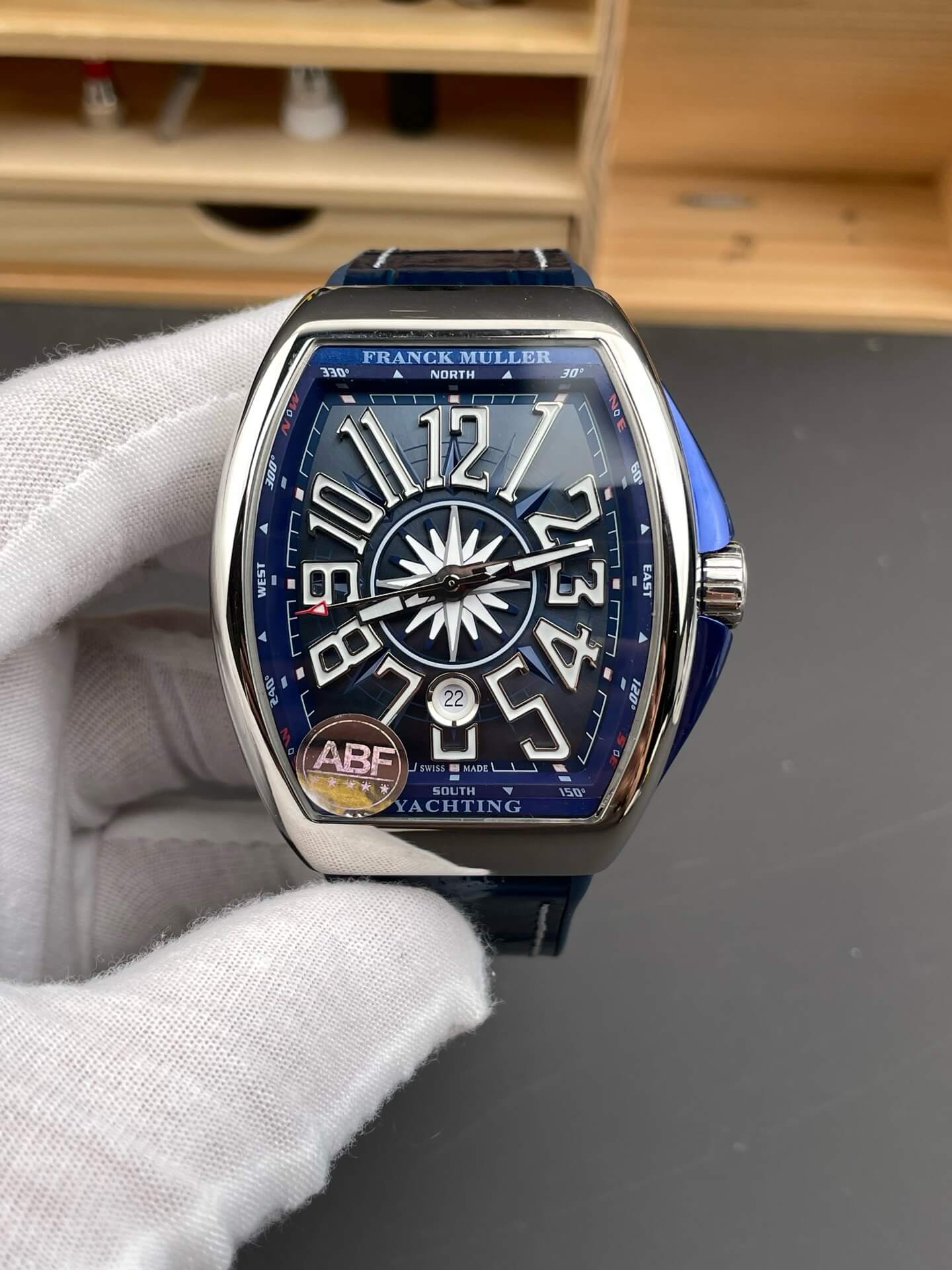 Franck Muller Replica Vanguard Yachting Super Clone Watch V45SCYACHTACBL Franck Muller Replica Vanguard Yachting Super Clone Watch V45SCYACHTACBL