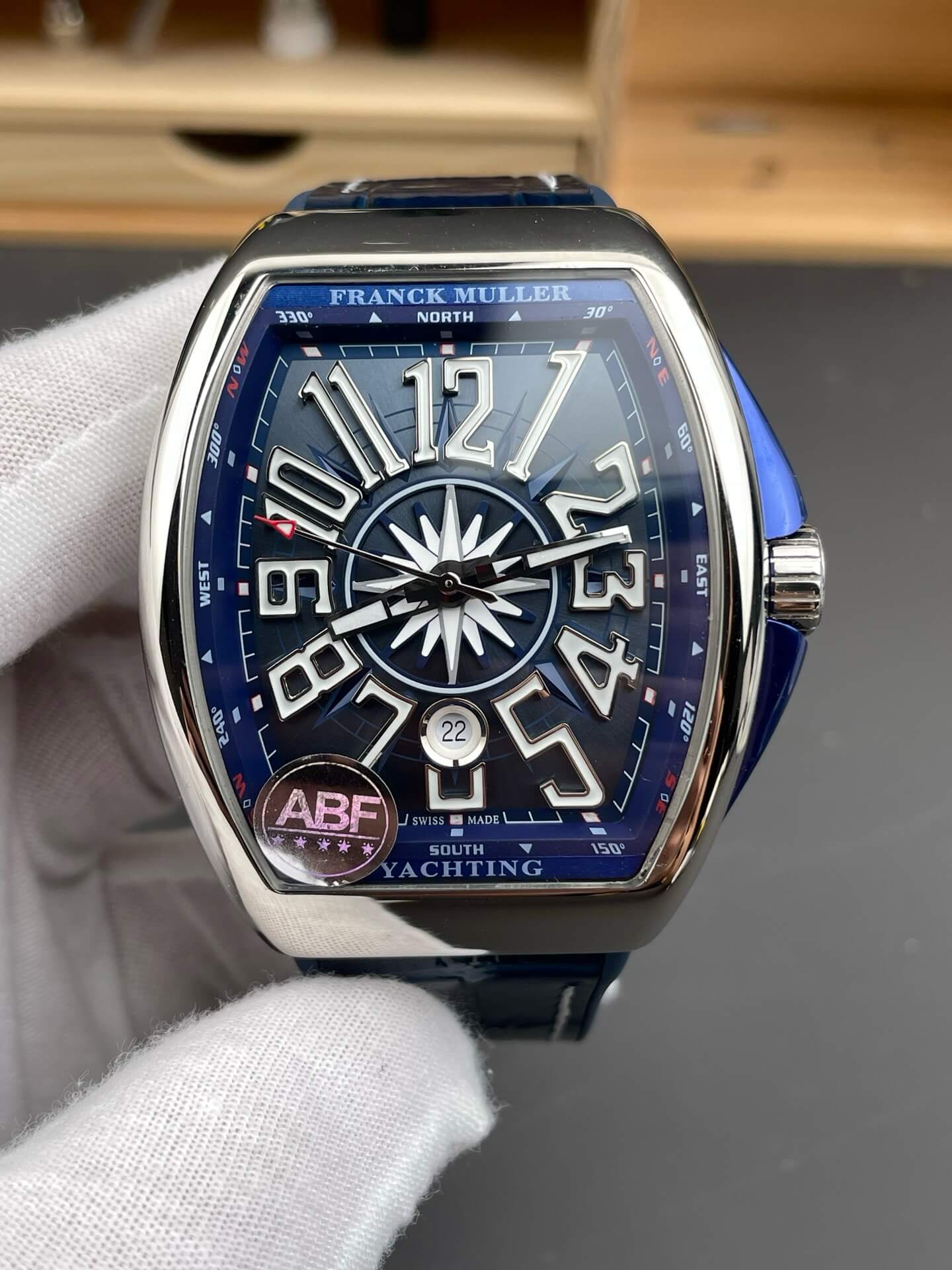Franck Muller Replica Vanguard Yachting Super Clone Watch V45SCYACHTACBL Franck Muller Replica Vanguard Yachting Super Clone Watch V45SCYACHTACBL