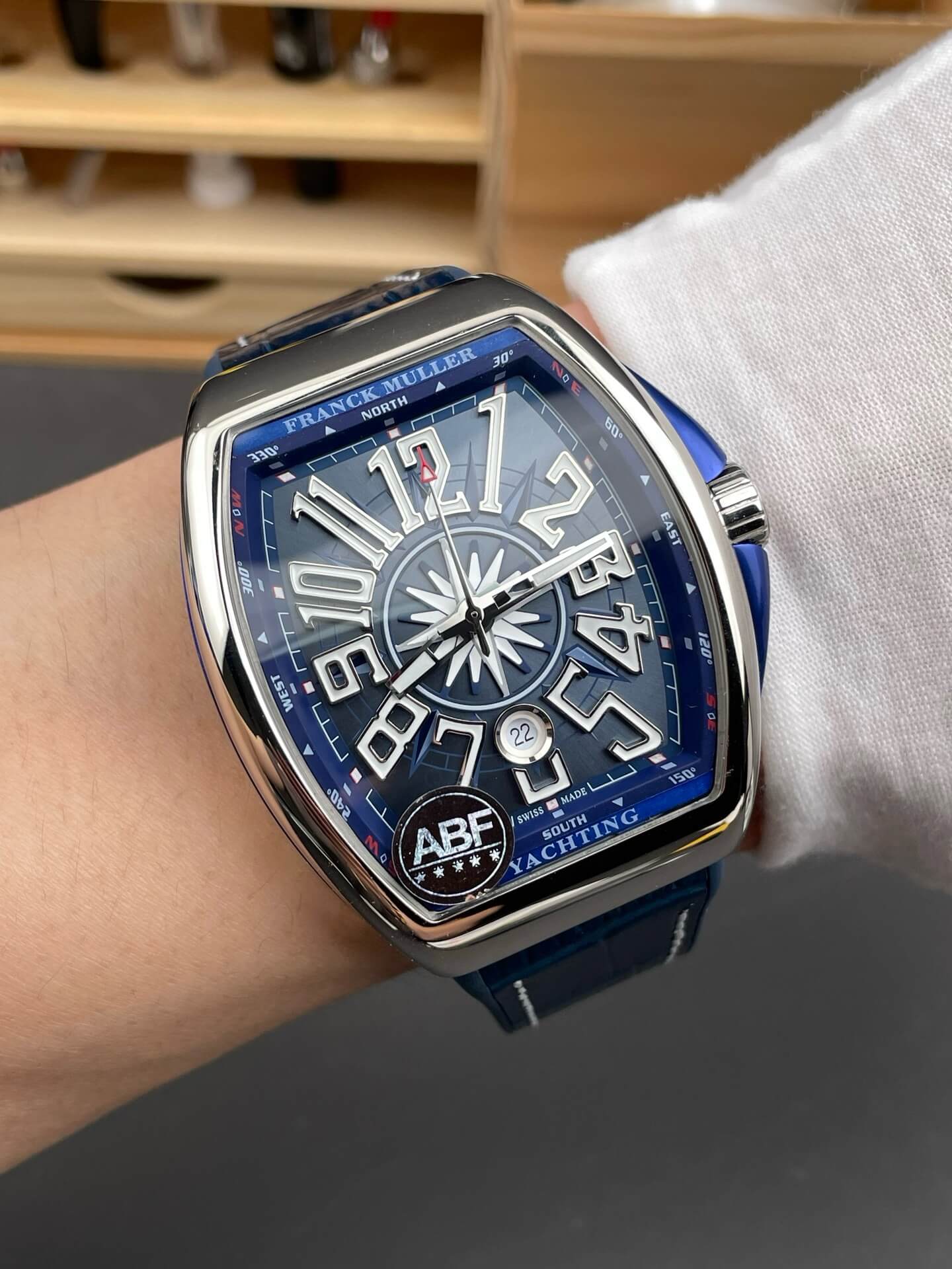 Franck Muller Replica Vanguard Yachting Super Clone Watch V45SCYACHTACBL Franck Muller Replica Vanguard Yachting Super Clone Watch V45SCYACHTACBL