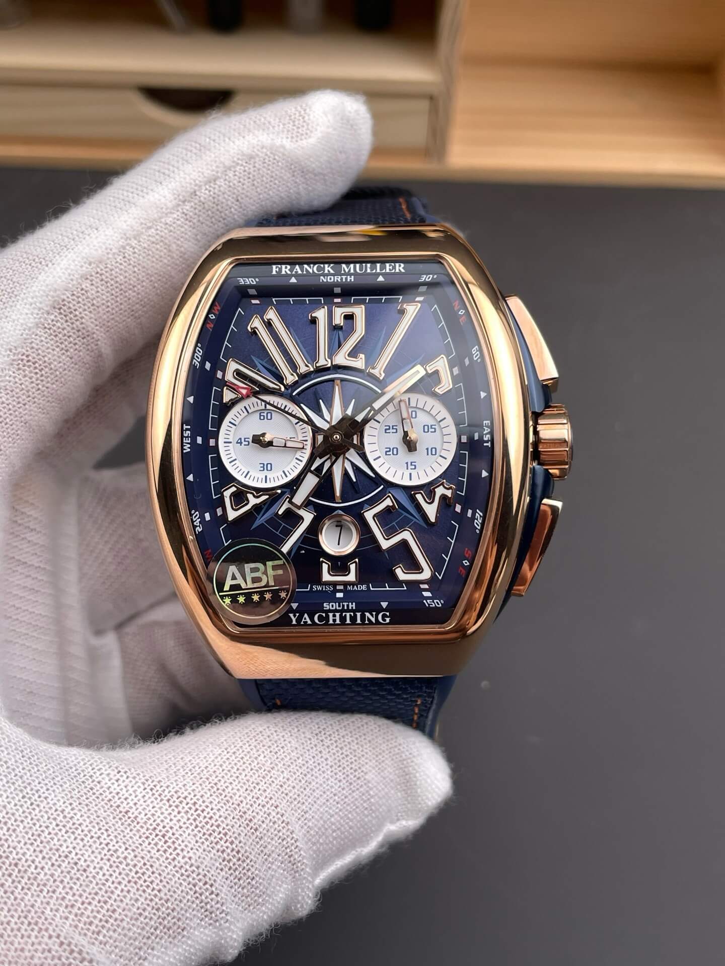 Franck Muller Replica Vanguard Yachting Super Clone Watch V45CCYACHT5NBL