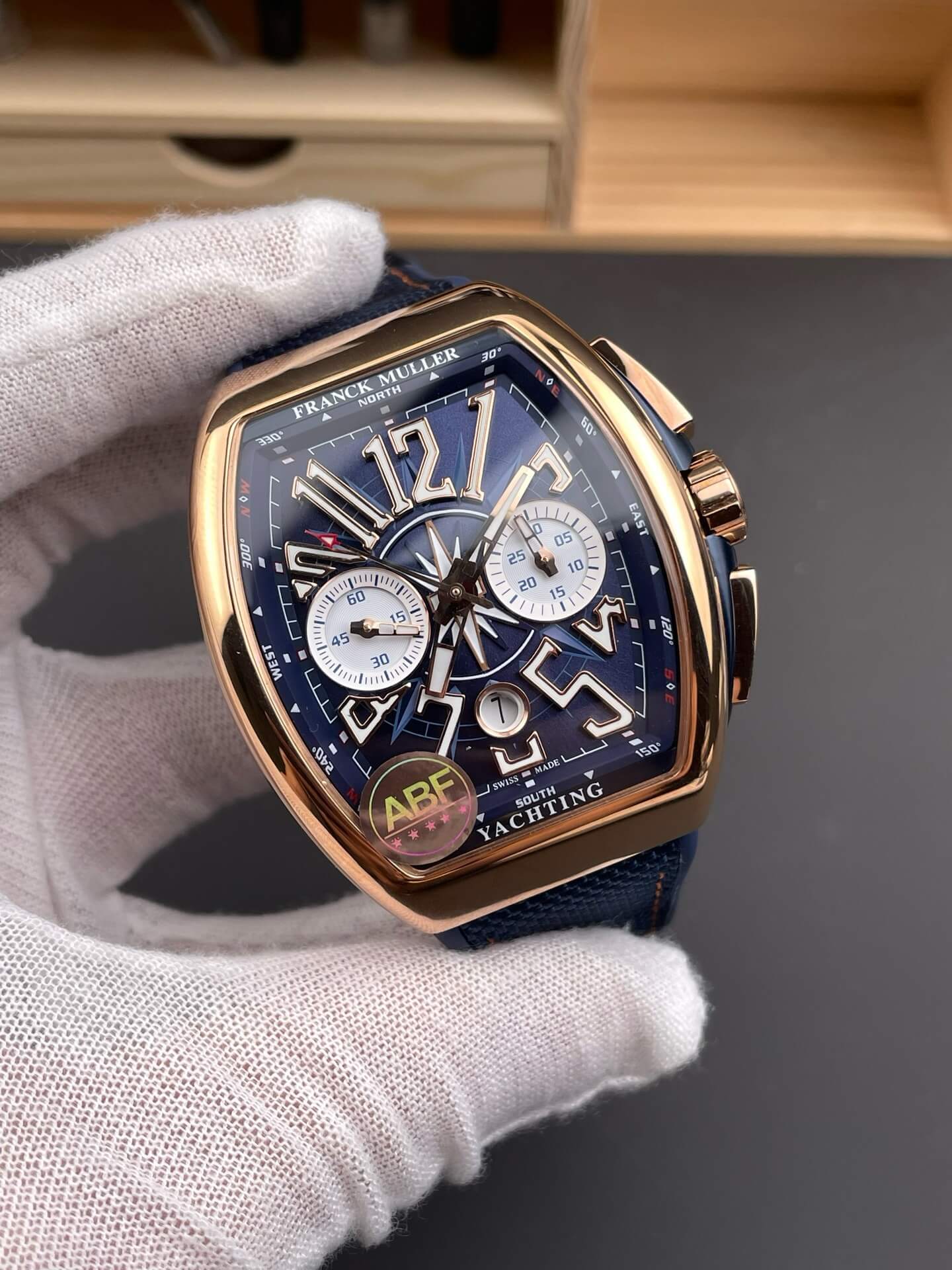 Franck Muller Replica Vanguard Yachting Super Clone Watch V45CCYACHT5NBL