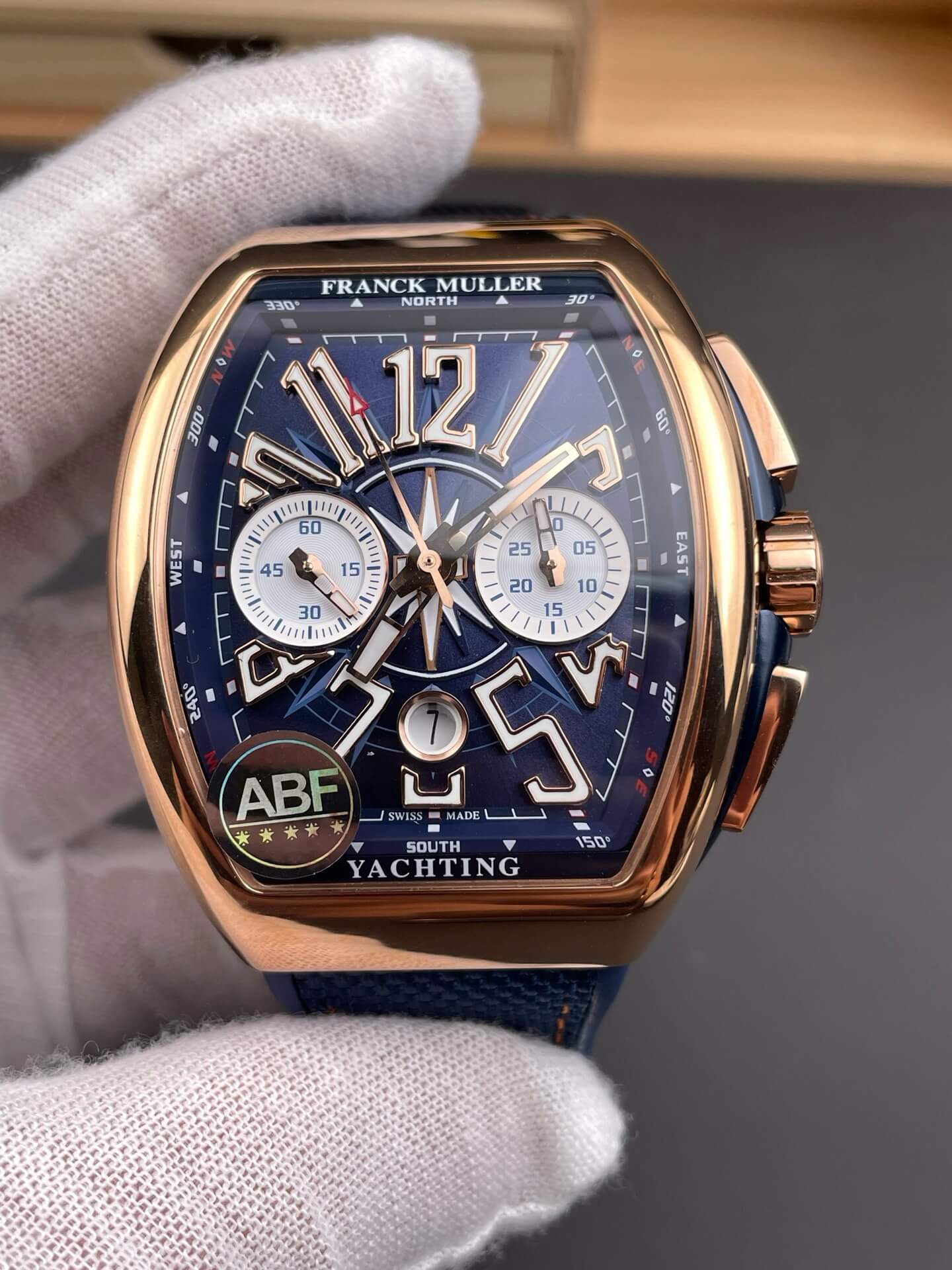 Franck Muller Replica Vanguard Yachting Super Clone Watch V45CCYACHT5NBL