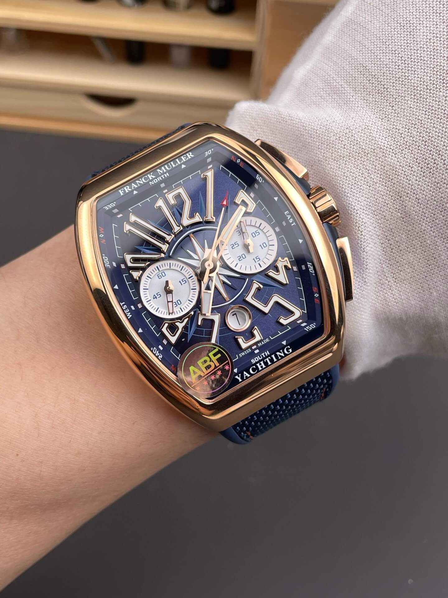 Franck Muller Replica Vanguard Yachting Super Clone Watch V45CCYACHT5NBL