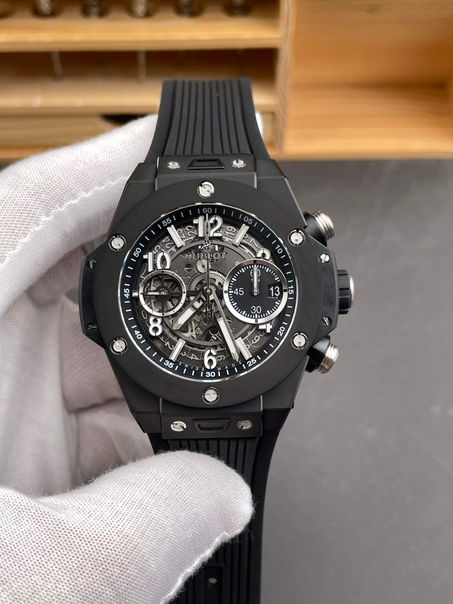 Hublot Replica Big Bang Unico Black Magic Super Clone Watch 441.CI.1171.RX