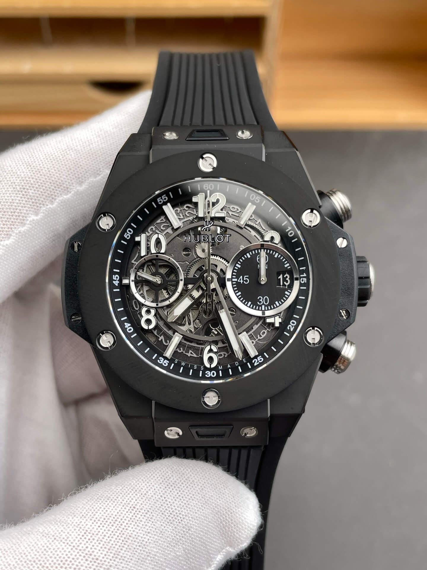 Hublot Replica Big Bang Unico Black Magic Super Clone Watch 441.CI.1171.RX