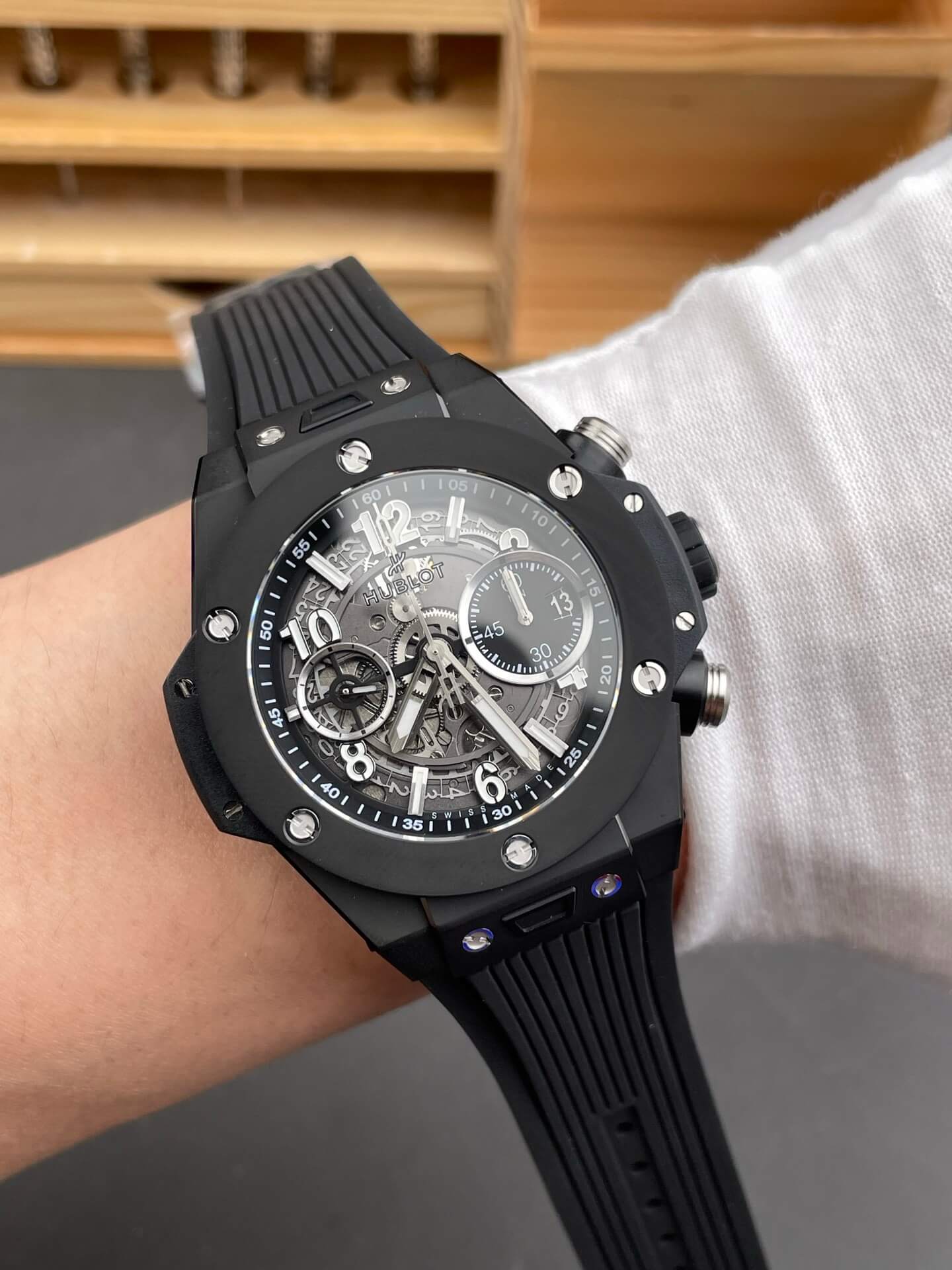 Hublot Replica Big Bang Unico Black Magic Super Clone Watch 441.CI.1171.RX