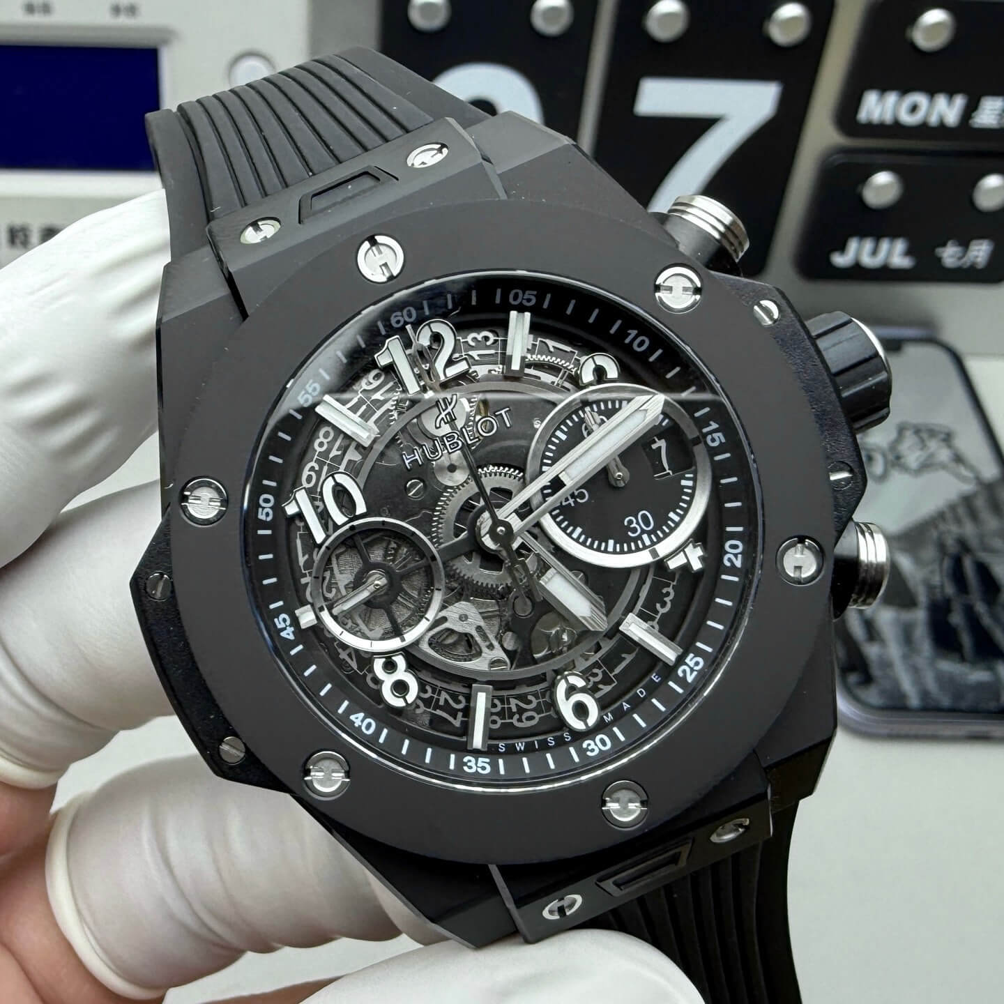Hublot Replica Big Bang Unico Black Magic Super Clone Watch 441.CI.1171.RX