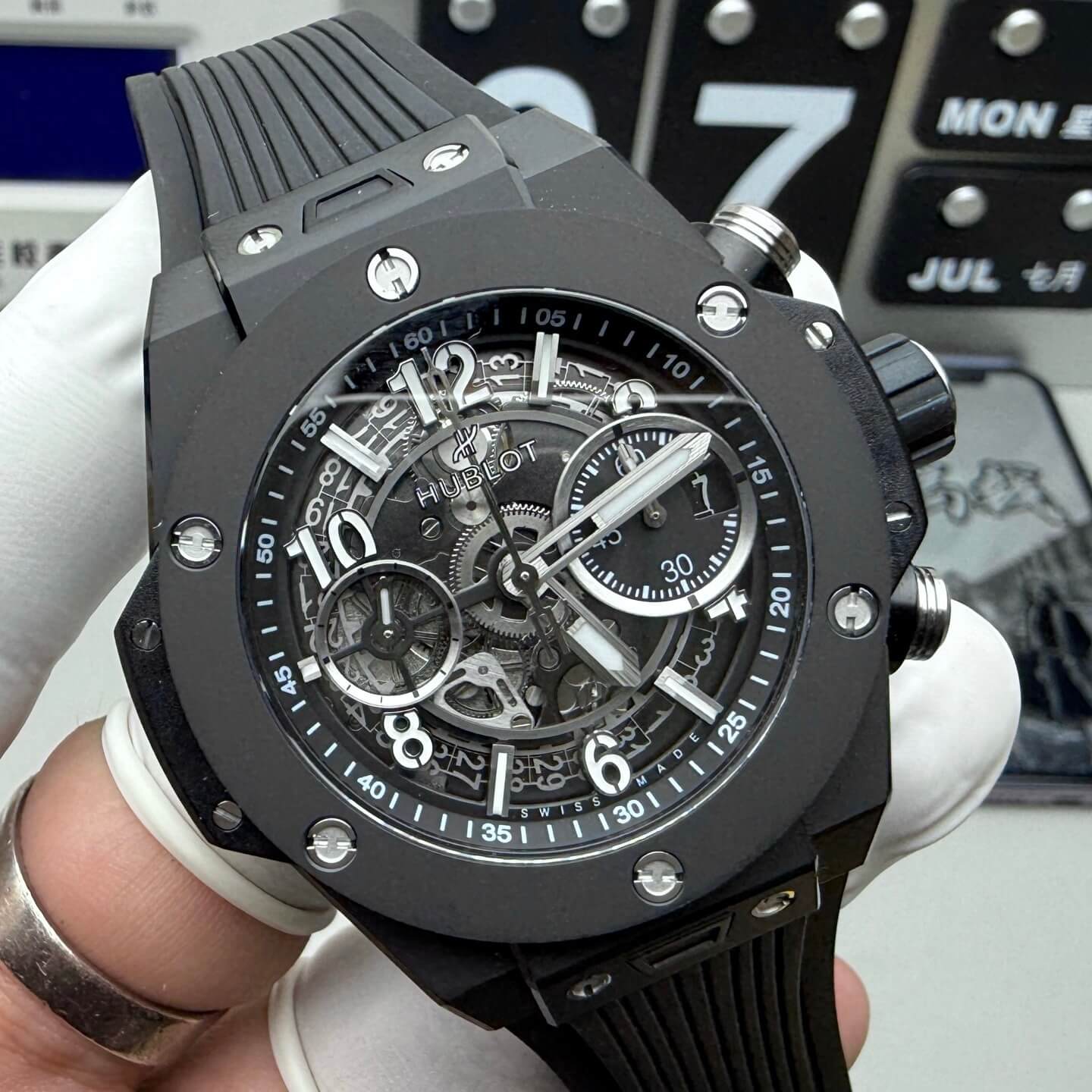 Hublot Replica Big Bang Unico Black Magic Super Clone Watch 441.CI.1171.RX