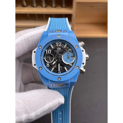 Hublot Replica Big Bang Unico Sky Blue Super Clone Watch 441.EX.5120.RX