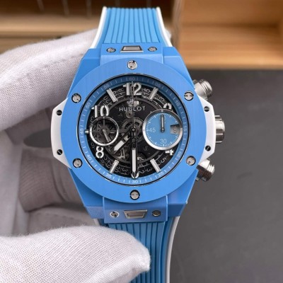 Hublot Replica Big Bang Unico Sky Blue Super Clone Watch 441.EX.5120.RX
