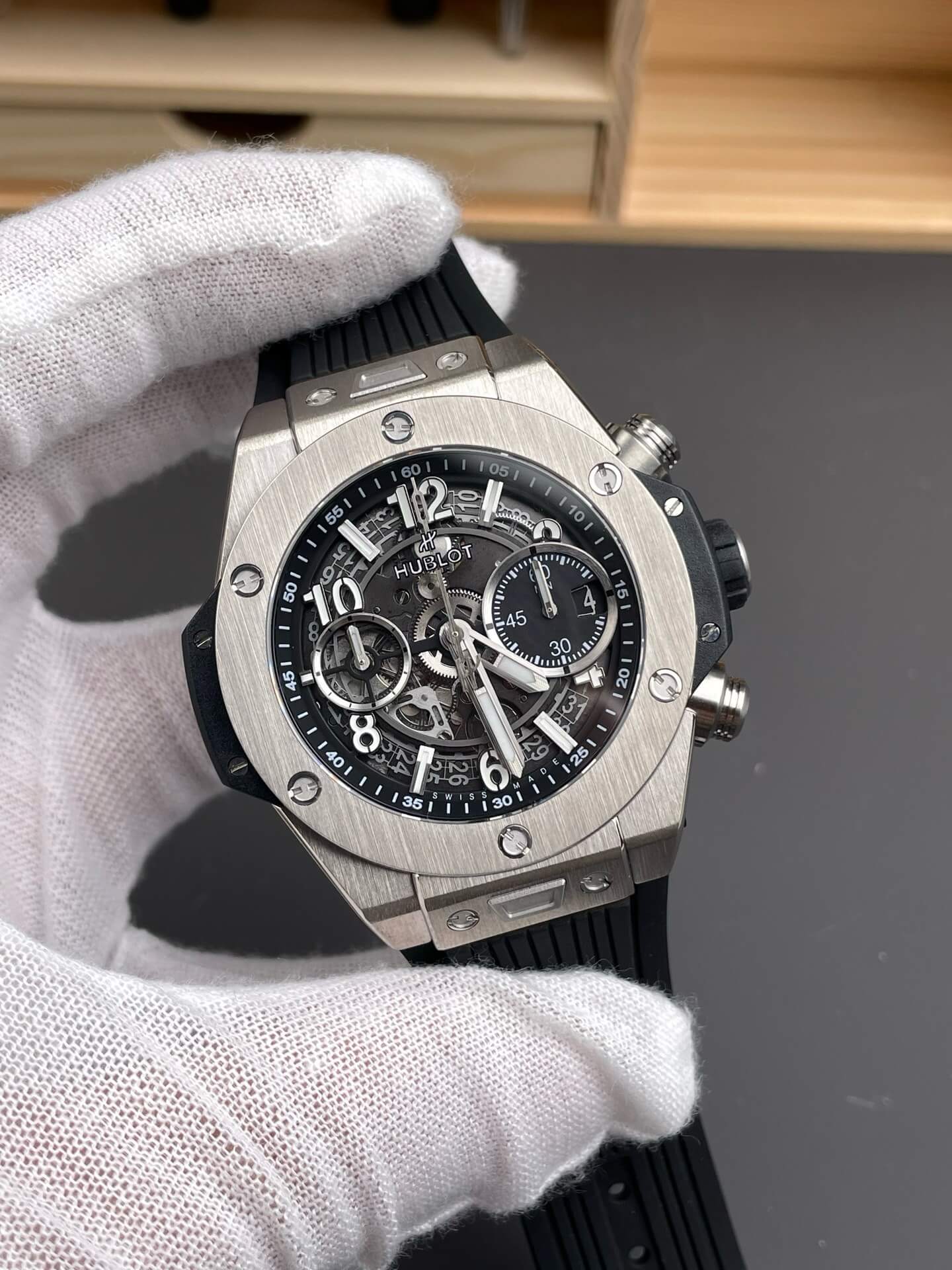 Hublot Replica Big Bang Unico Titanium Super Clone Watch 421.NX.1170.RX Hublot Replica Big Bang Unico Titanium Super Clone Watch 421.NX.1170.RX