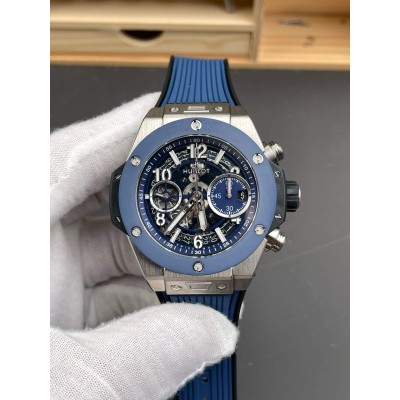 Hublot Replica Big Bang Unico Titanium Blue Ceramic Super Clone Watch 421.NL.5170.RX