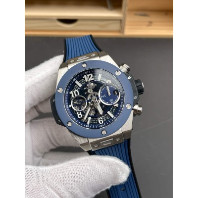 Hublot Replica Big Bang Unico Titanium Blue Ceramic Super Clone Watch 421.NL.5170.RX
