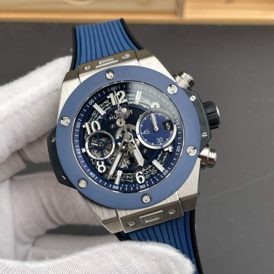 Hublot Replica Big Bang Unico Titanium Blue Ceramic Super Clone Watch 421.NL.5170.RX