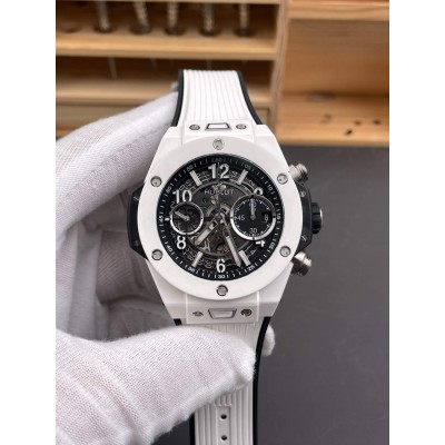 Hublot Replica Big Bang Unico White Ceramic Super Clone Watch 441.HX.1171.RX