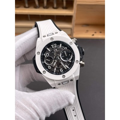 Hublot Replica Big Bang Unico White Ceramic Super Clone Watch 441.HX.1171.RX