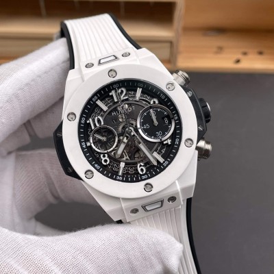 Hublot Replica Big Bang Unico White Ceramic Super Clone Watch 441.HX.1171.RX