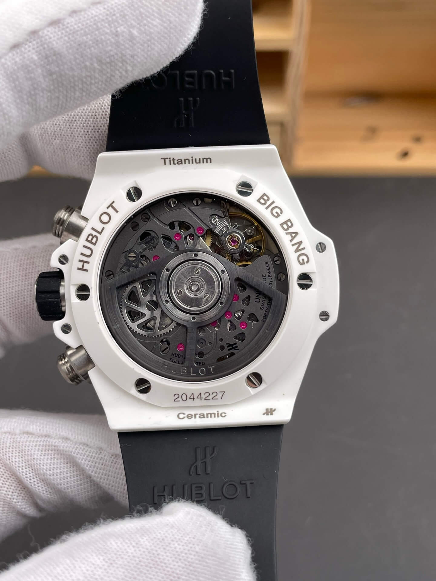 Hublot Replica Big Bang Unico White Ceramic Super Clone Watch 441.HX.1171.RX