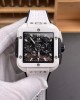 Hublot Replica Square Bang Unico White Ceramic Super Clone Watch 821.HX.0170.RX