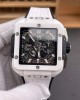 Hublot Replica Square Bang Unico White Ceramic Super Clone Watch 821.HX.0170.RX