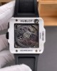 Hublot Replica Square Bang Unico White Ceramic Super Clone Watch 821.HX.0170.RX