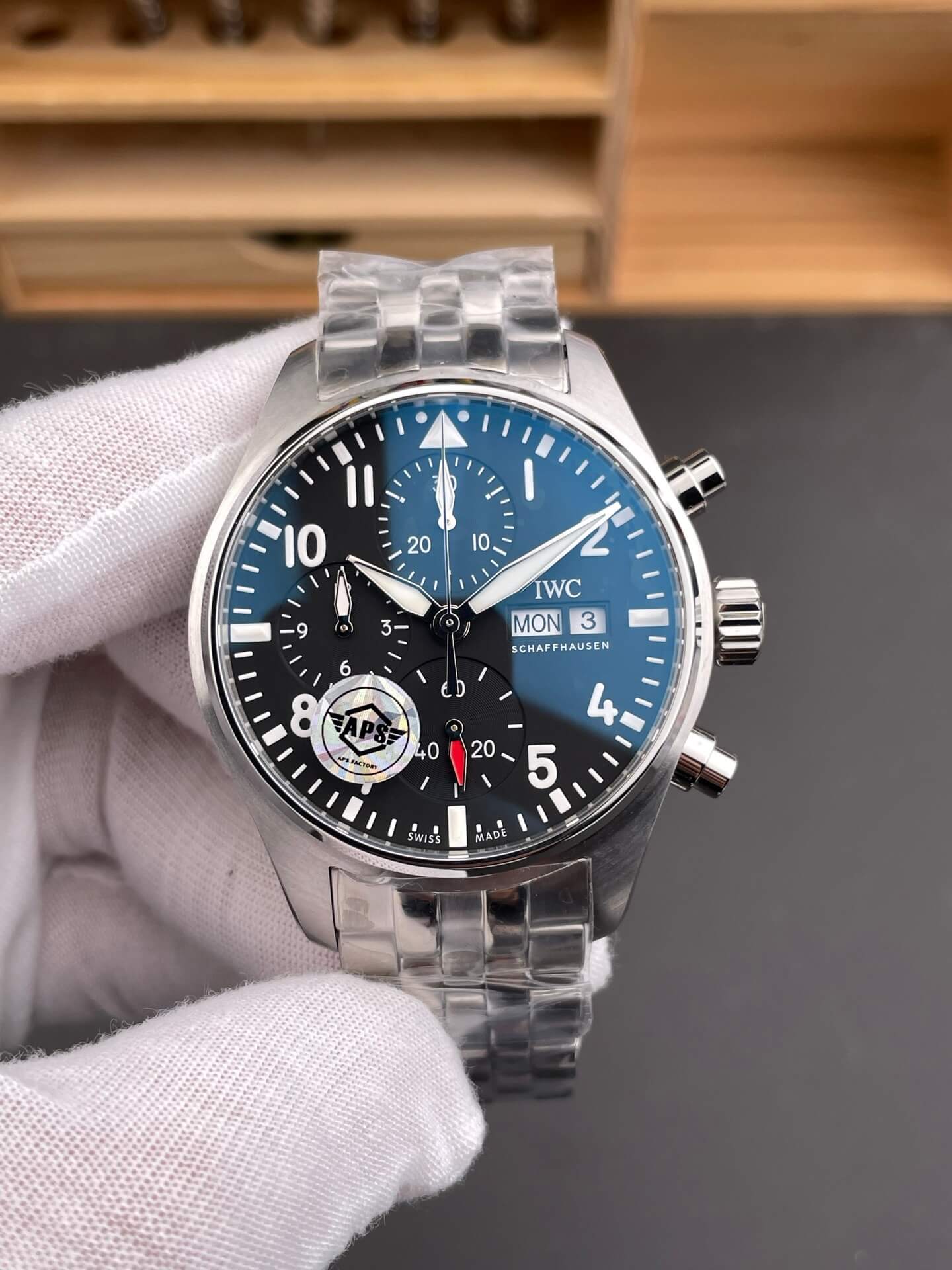 IWC Replica Pilot Chronograph Super Clone Watch IW388113