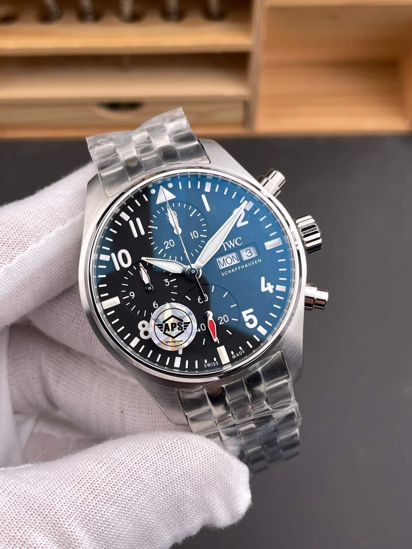 IWC Replica Pilot Chronograph Super Clone Watch IW388113