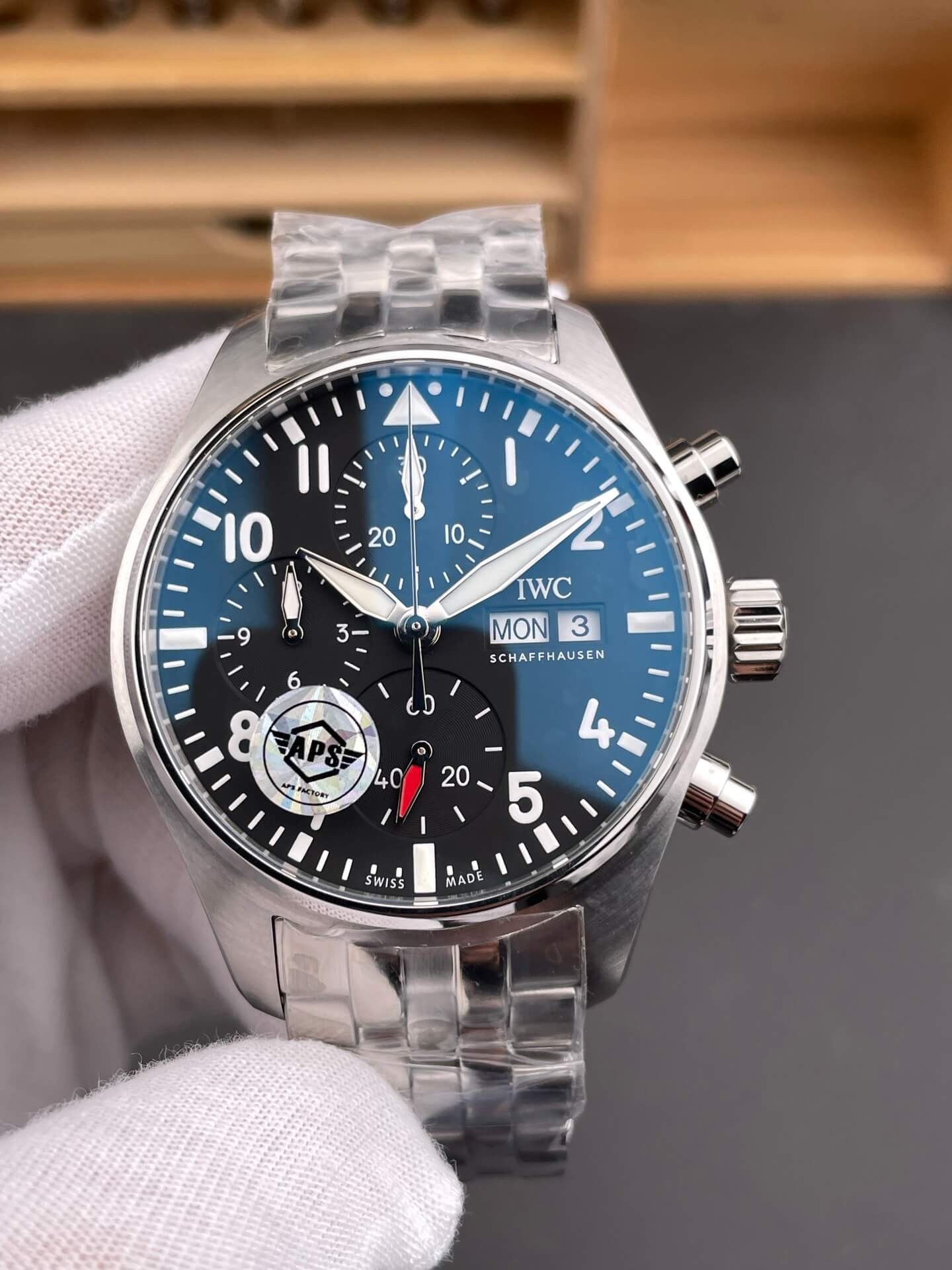 IWC Replica Pilot Chronograph Super Clone Watch IW388113