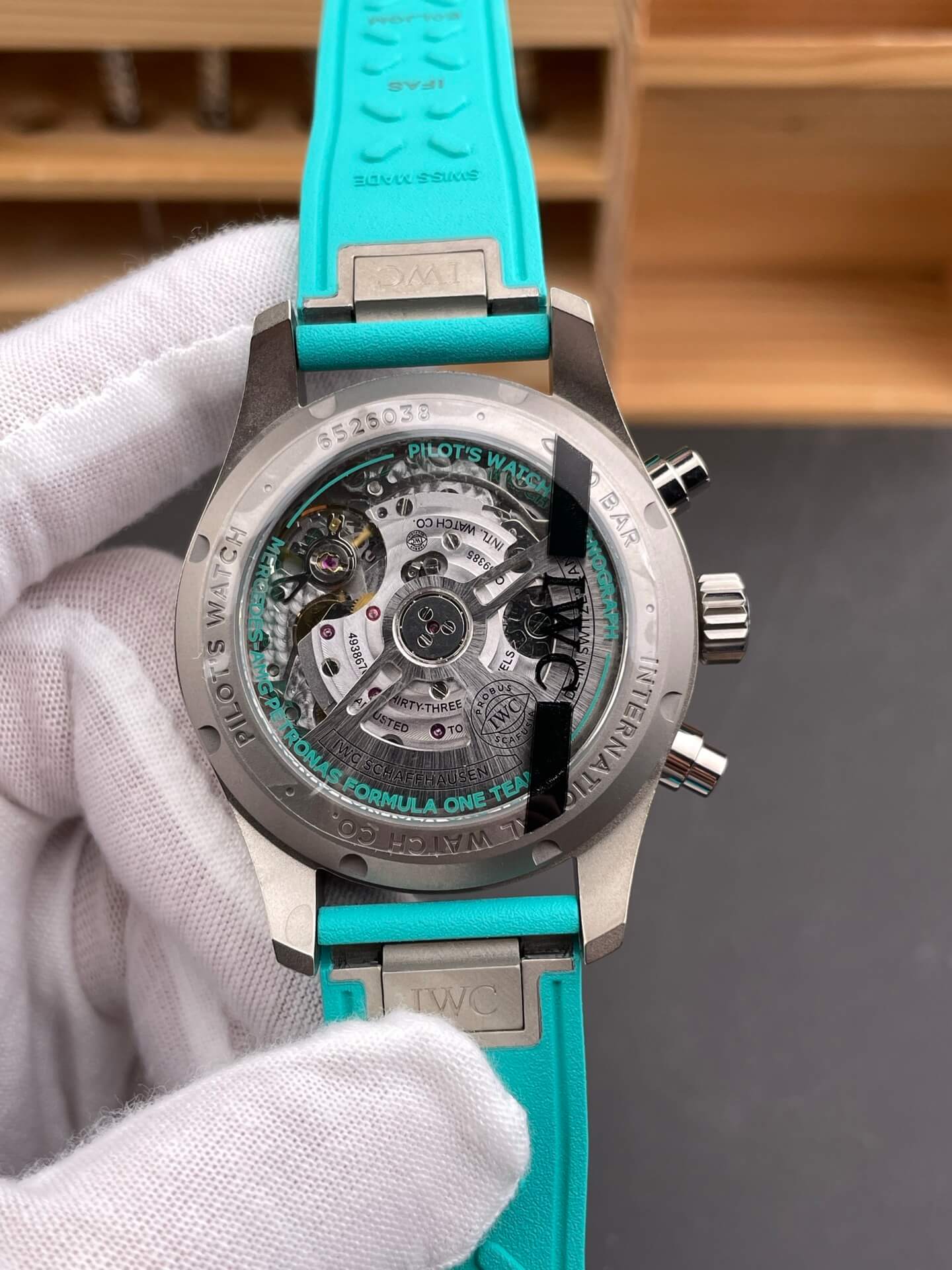 IWC Replica Pilot Chronograph Mercedes-AMG PETRONAS Formula One Team Edition Super Clone Watch IW388108