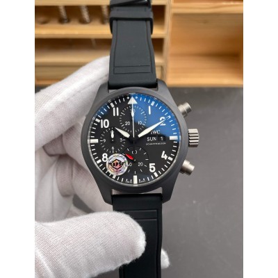 IWC Replica Pilot Chronograph Top Gun Super Clone Watch IW389401