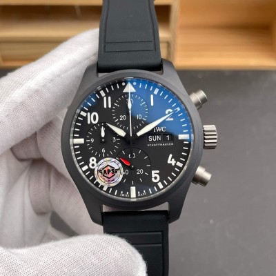 IWC Replica Pilot Chronograph Top Gun Super Clone Watch IW389401