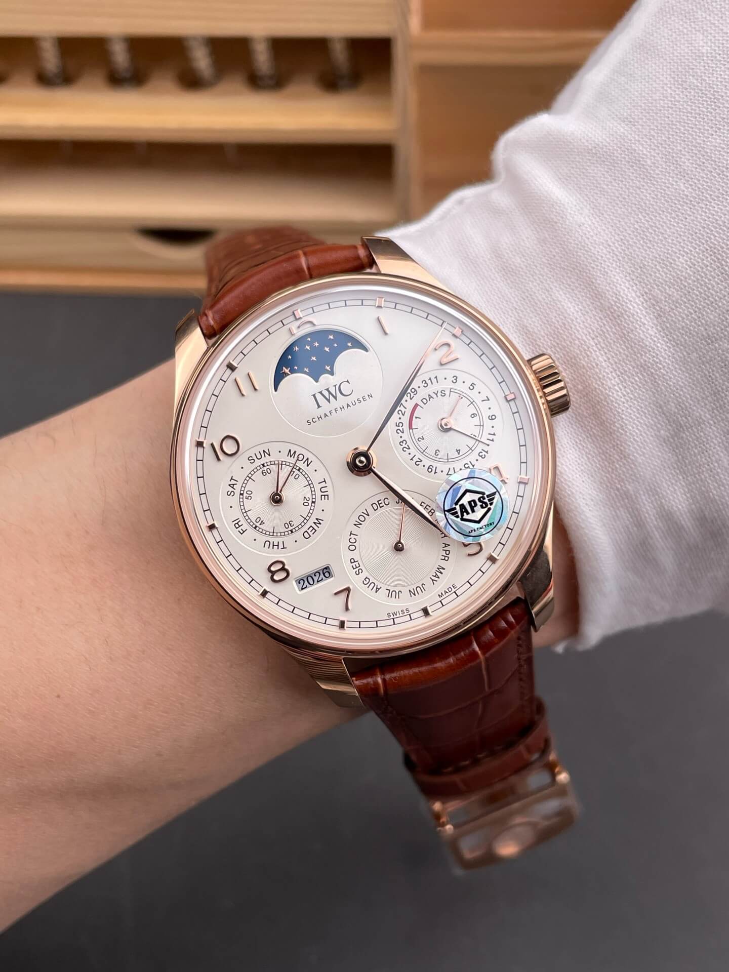 IWC Replica Portugieser Perpetual Calendar Super Clone Watch IW503302