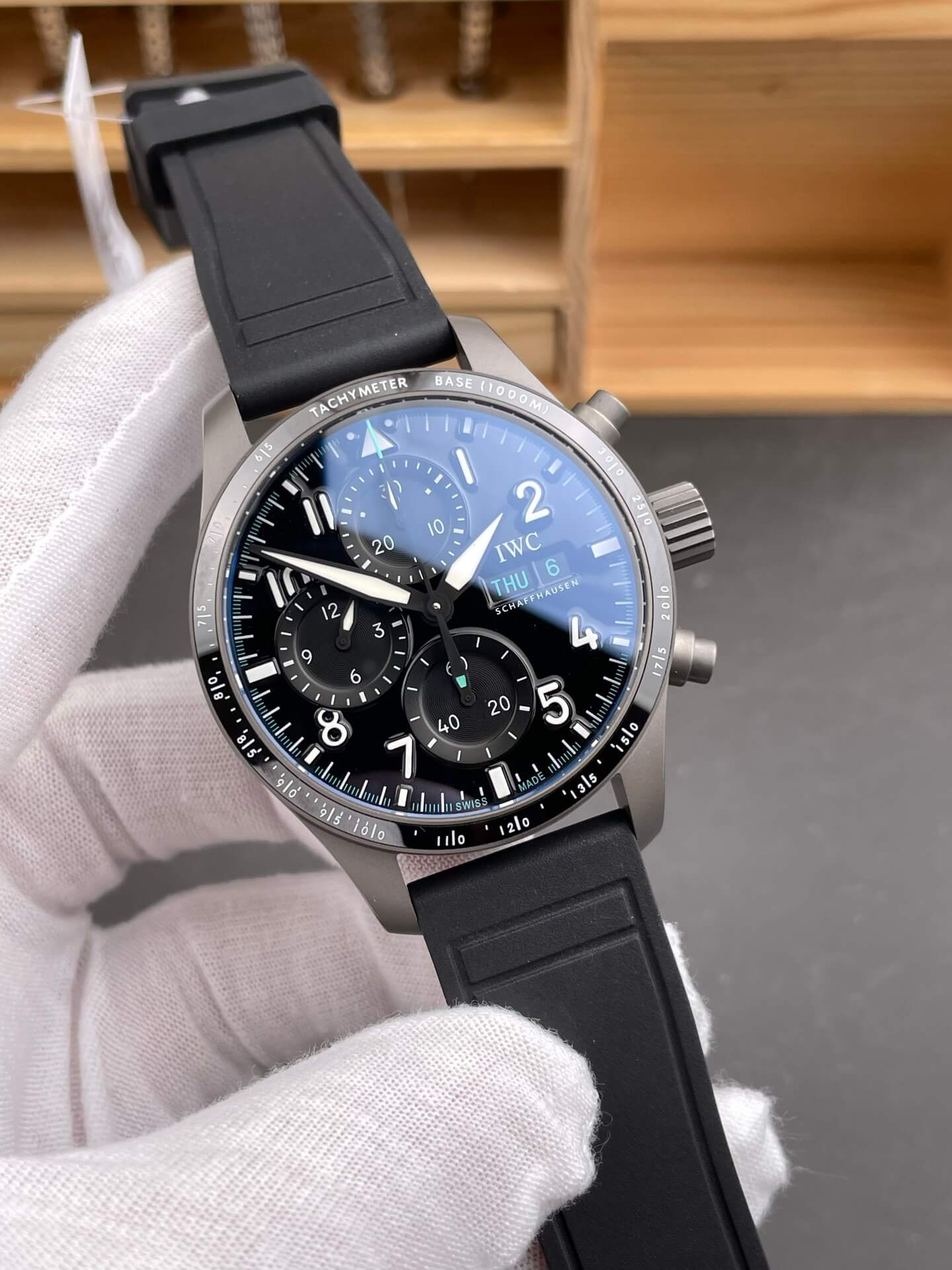 IWC Replica Pilot Chronograph Mercedes-AMG PETRONAS Formula One Team Edition Super Clone Watch IW388306